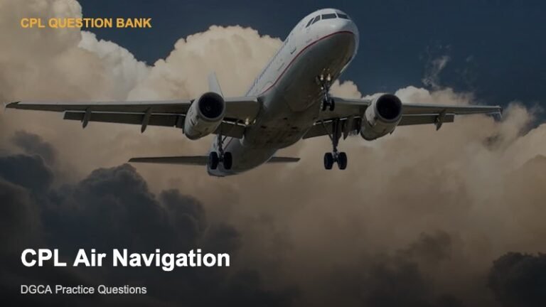 CPL Air Navigation — Question Bank